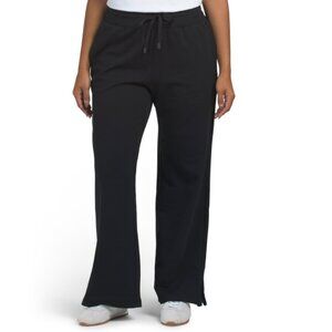 ASICS Black Fleece Wide Leg Pants
